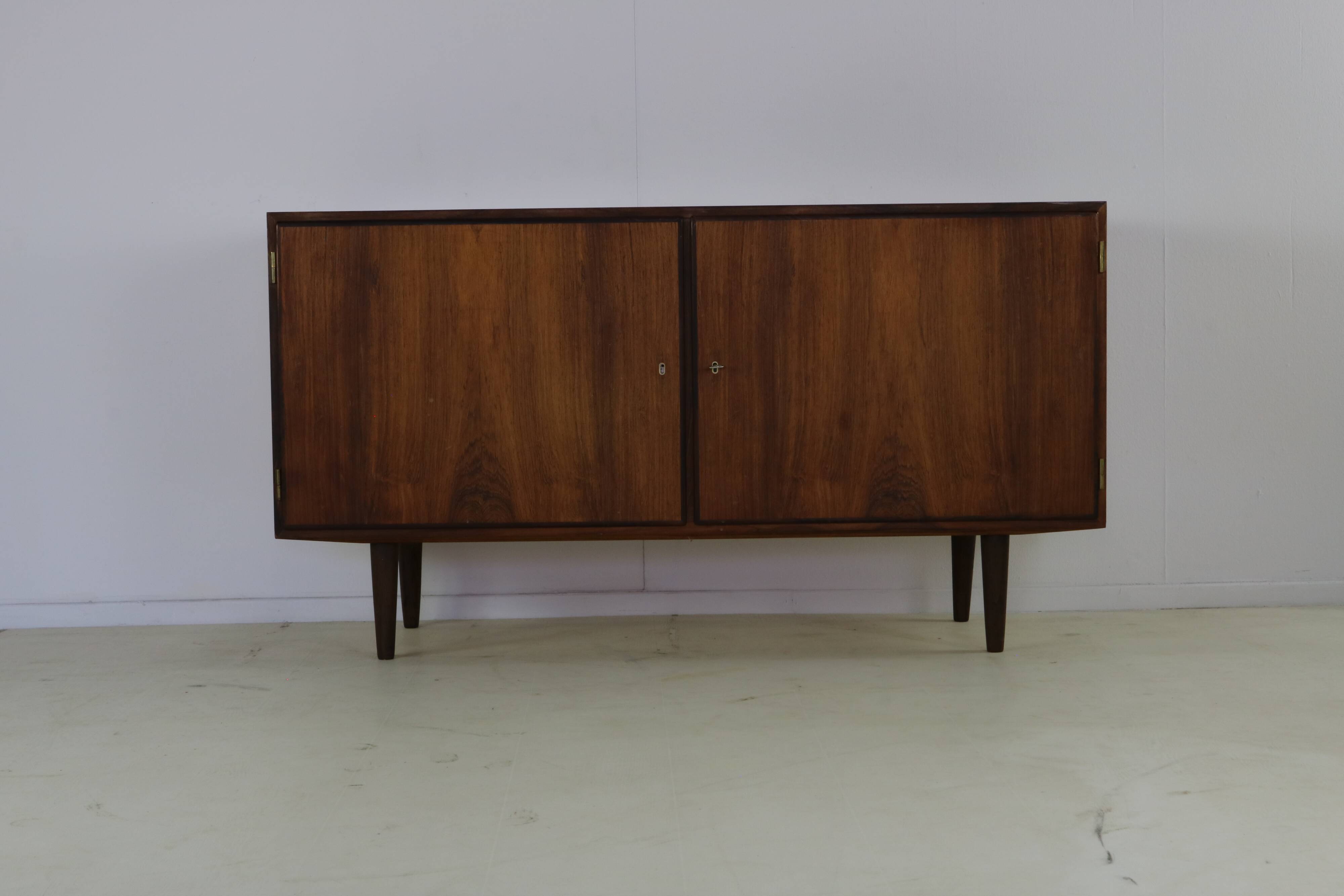 Sixties danish design small rosewood sideboard
