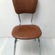Set de 4 chaises formica et skai année 50