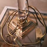 acrilic foot lamp 1950 has 70 trace on foot chrome gold pricked very well in its juice d epoque