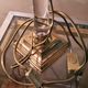 acrilic foot lamp 1950 has 70 trace on foot chrome gold pricked very well in its juice d epoque