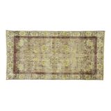 Anatolian handmade vintage rug 213 cm x 107 cm