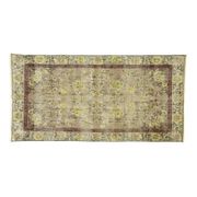 Anatolian handmade vintage rug 213 cm x 107 cm