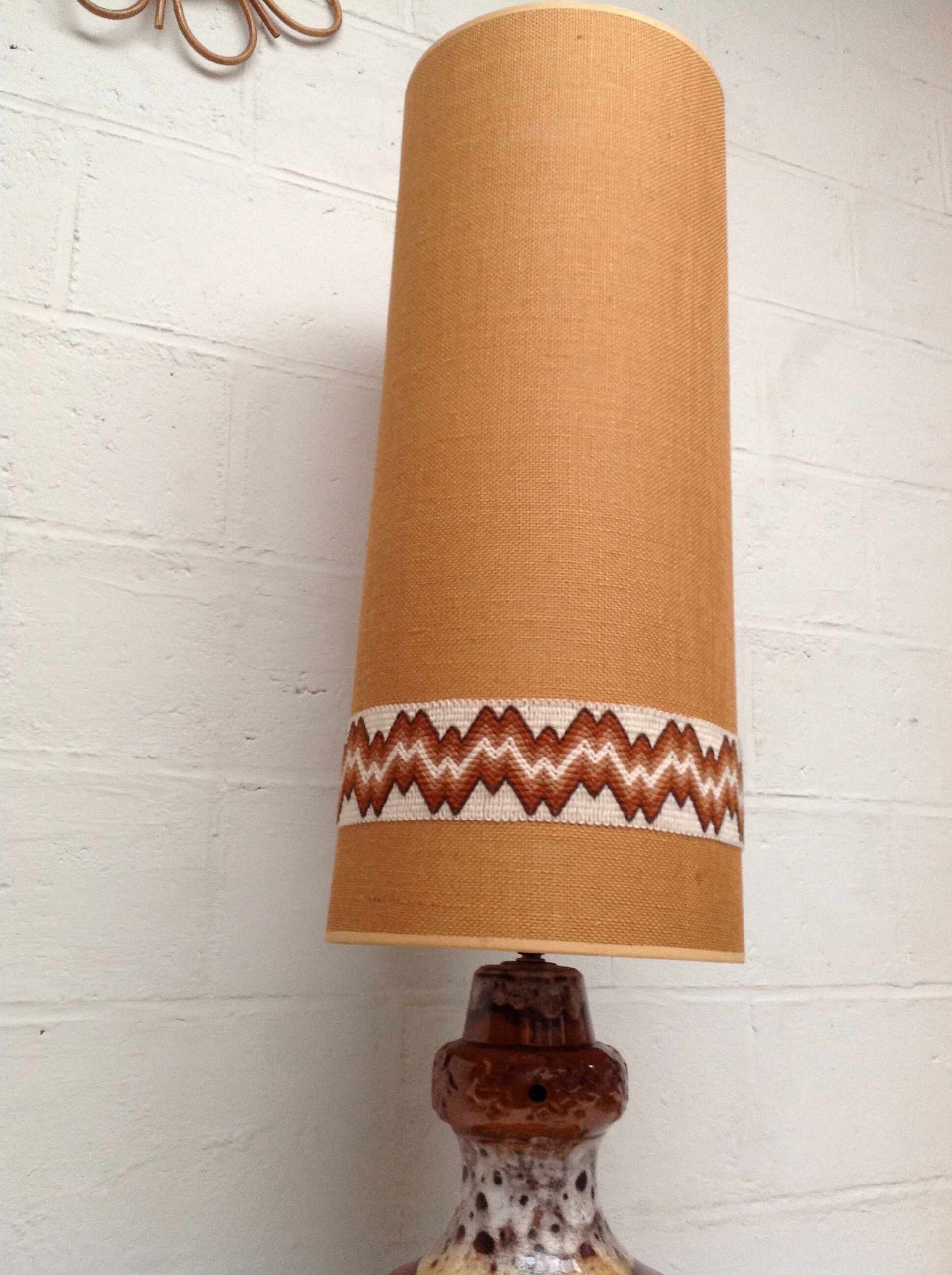 vintage ceramic floor lamp 60-70