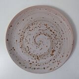 6 signed stoneware dinner plates