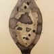Signed watercolour and ink painting Vase Wabi Sabi Essaouira