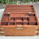 Jewelry box wooden mail box with secrecy