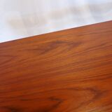 Expandable Scandinavian teak coffee table