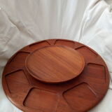 Scandinavian turntable servant of the 60s. Signed Digsmed Denmark.