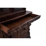 Carved sideboard, France, around 1880.