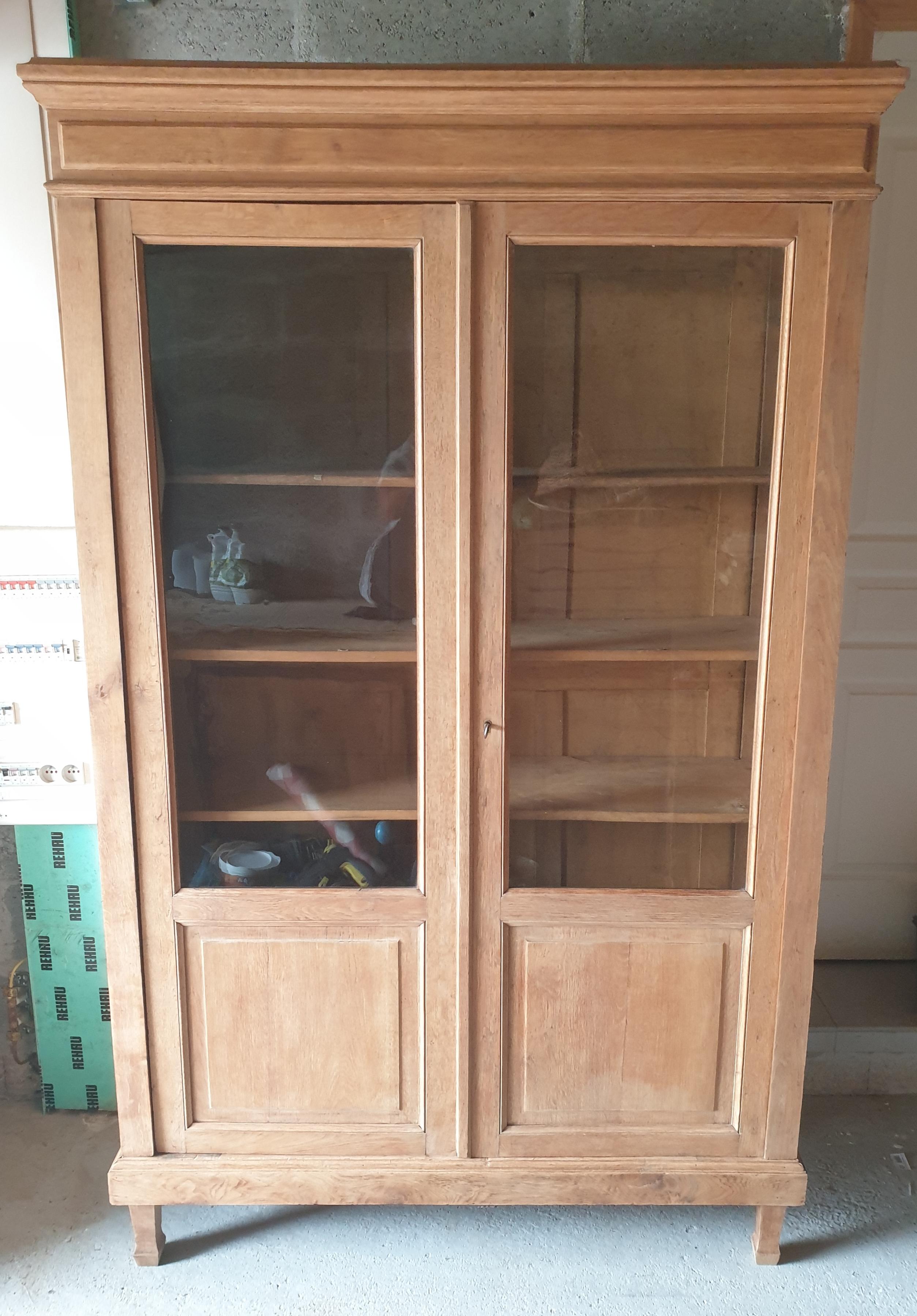 1920 glass door cabinet