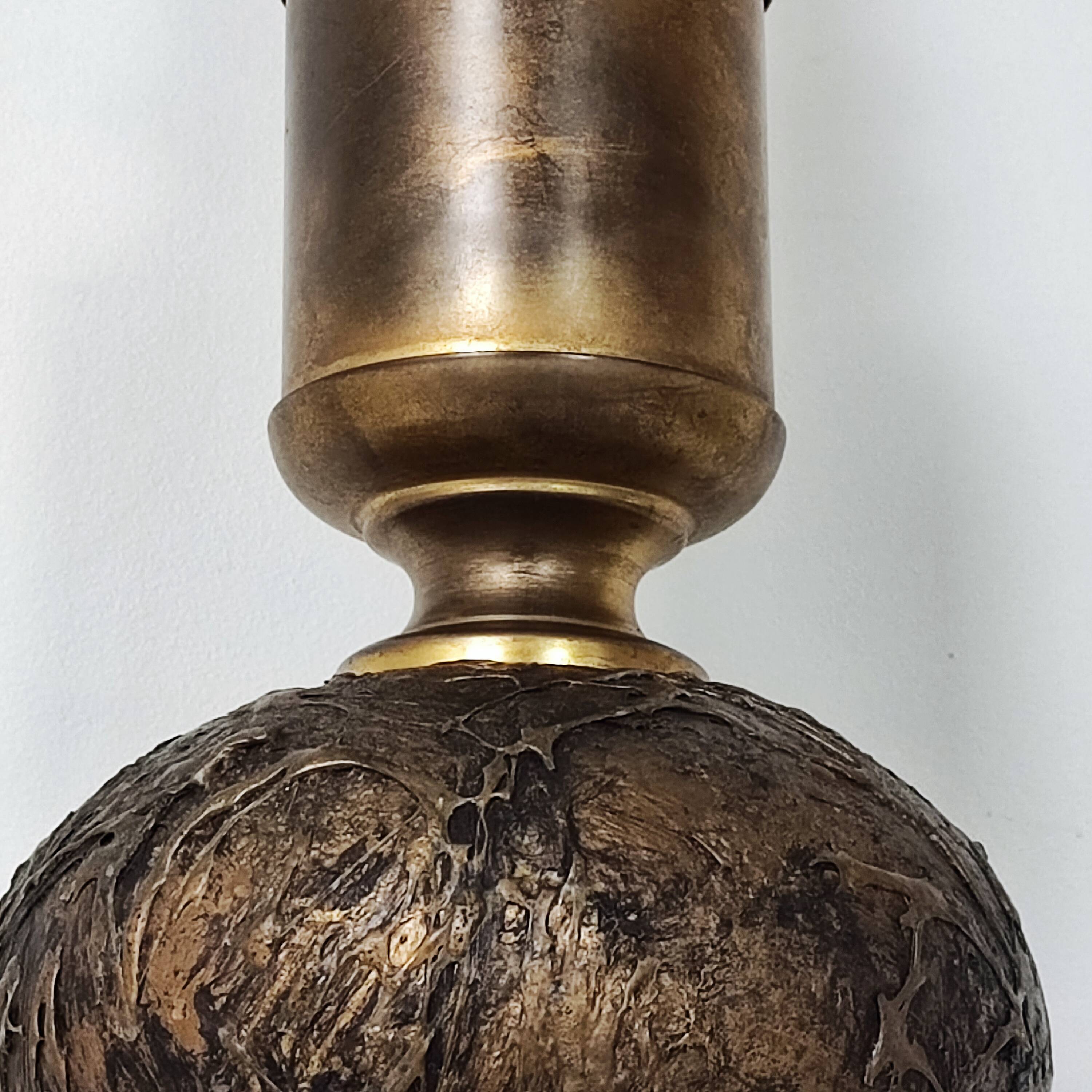 Vintage bronze lamp base