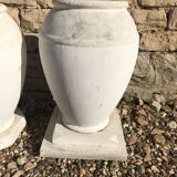 Lot de 3 pots en pierre