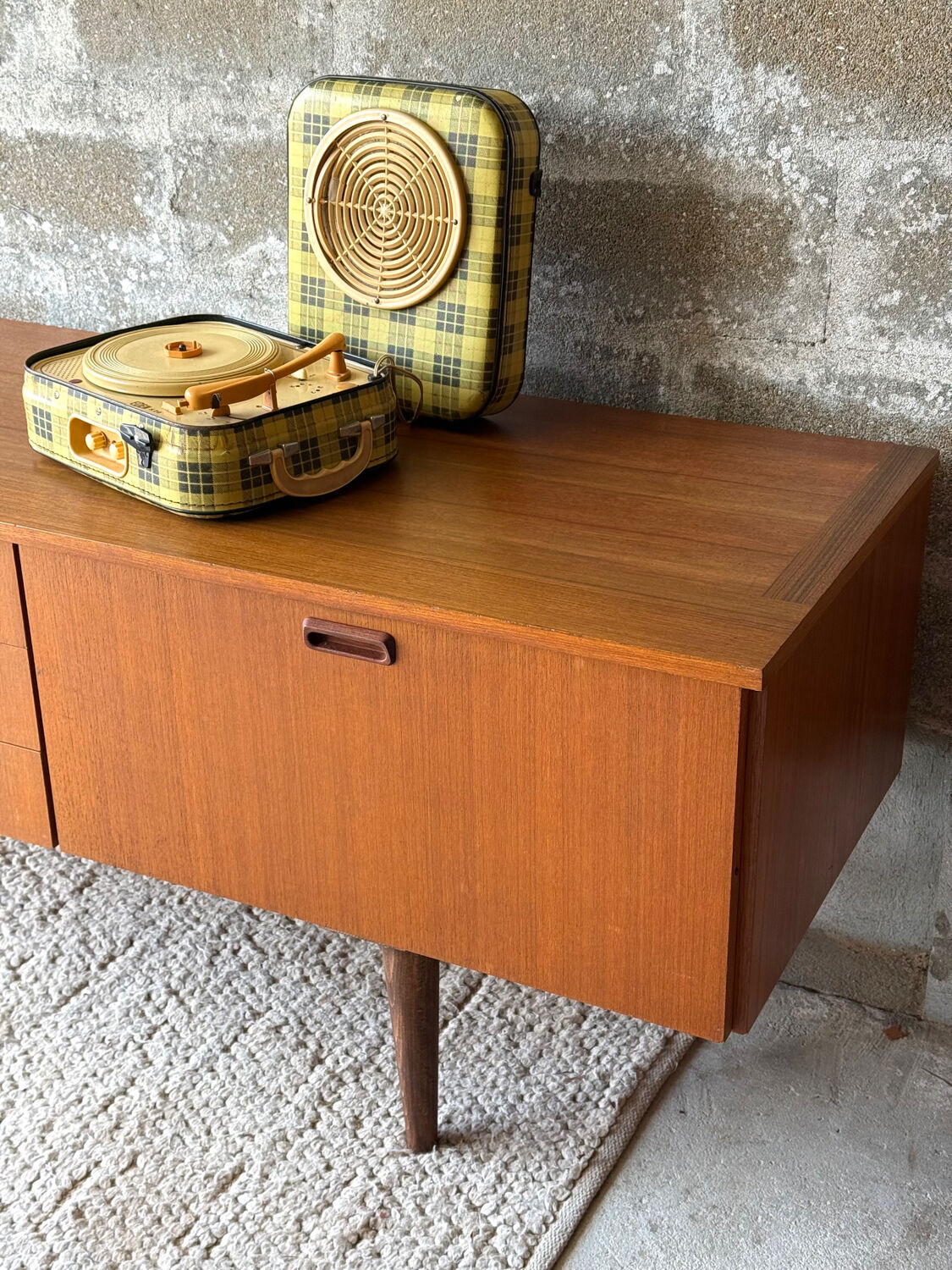 Enfilade scandinave vintage en teck, 1970