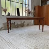 Walnut farm table 185 cm