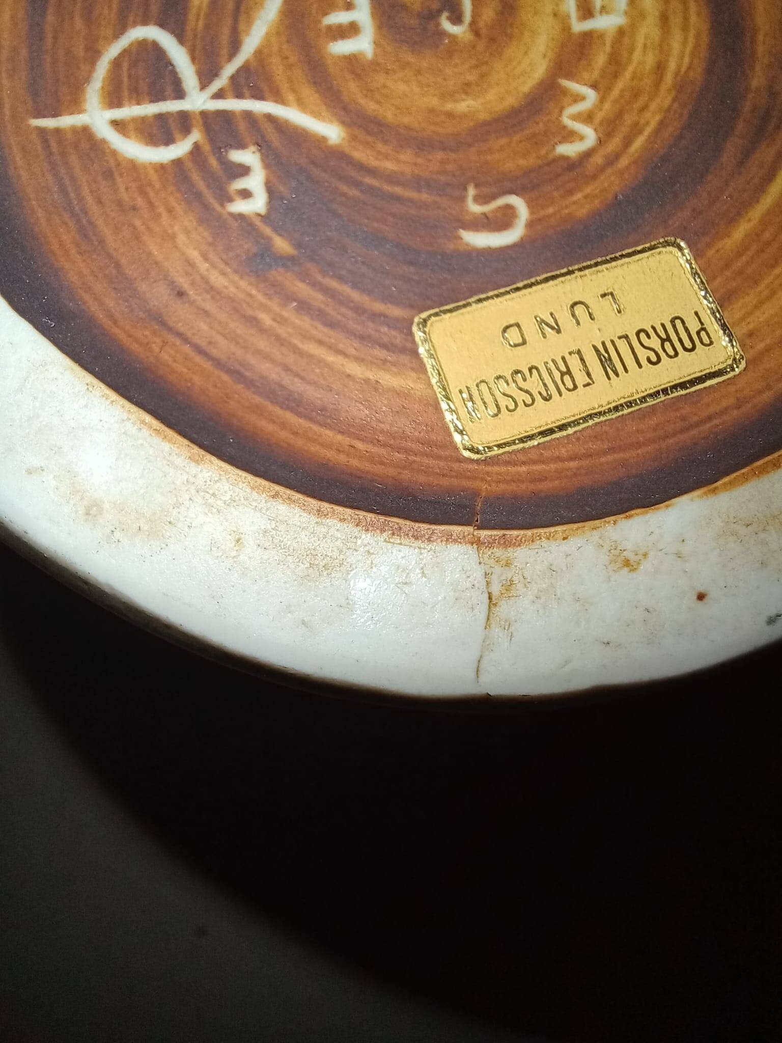 Vase en grès Rörstrand – Carl-Harry Stålhane – Suède, années 1950