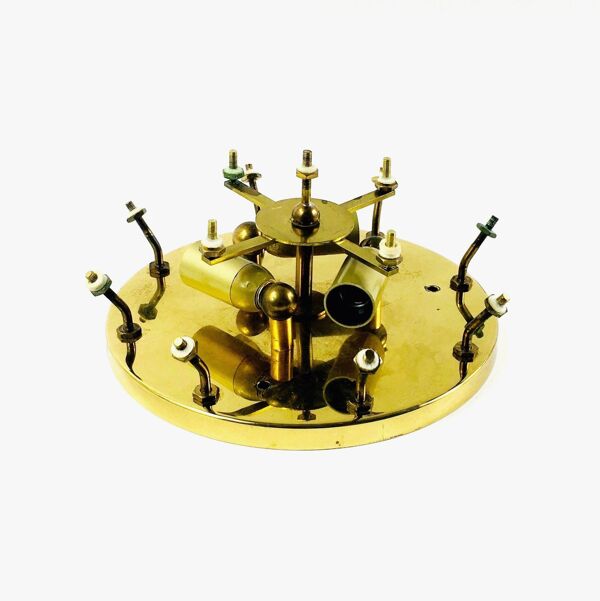 Plafonnier en verre de Murano du milieu du siècle par E. Palme pour Palwa, années 1960