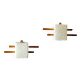 Pair of Scandinavian wall lights