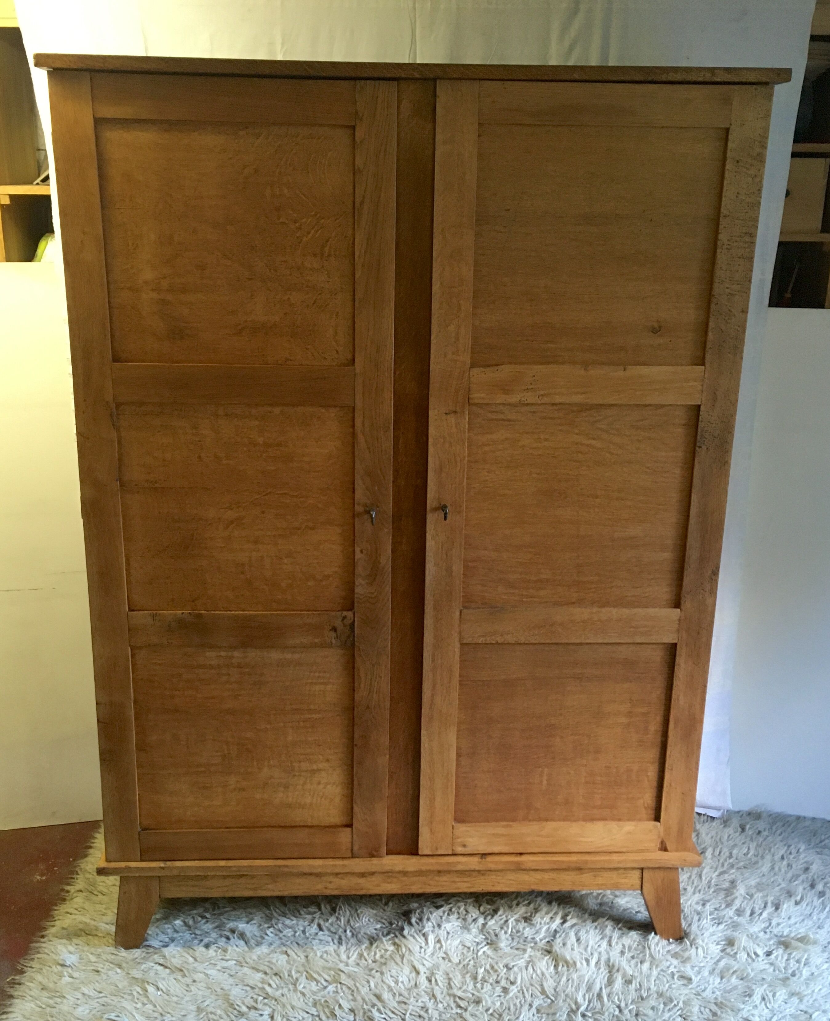 Solid oak cabinet by René Gabriel - 40/50s