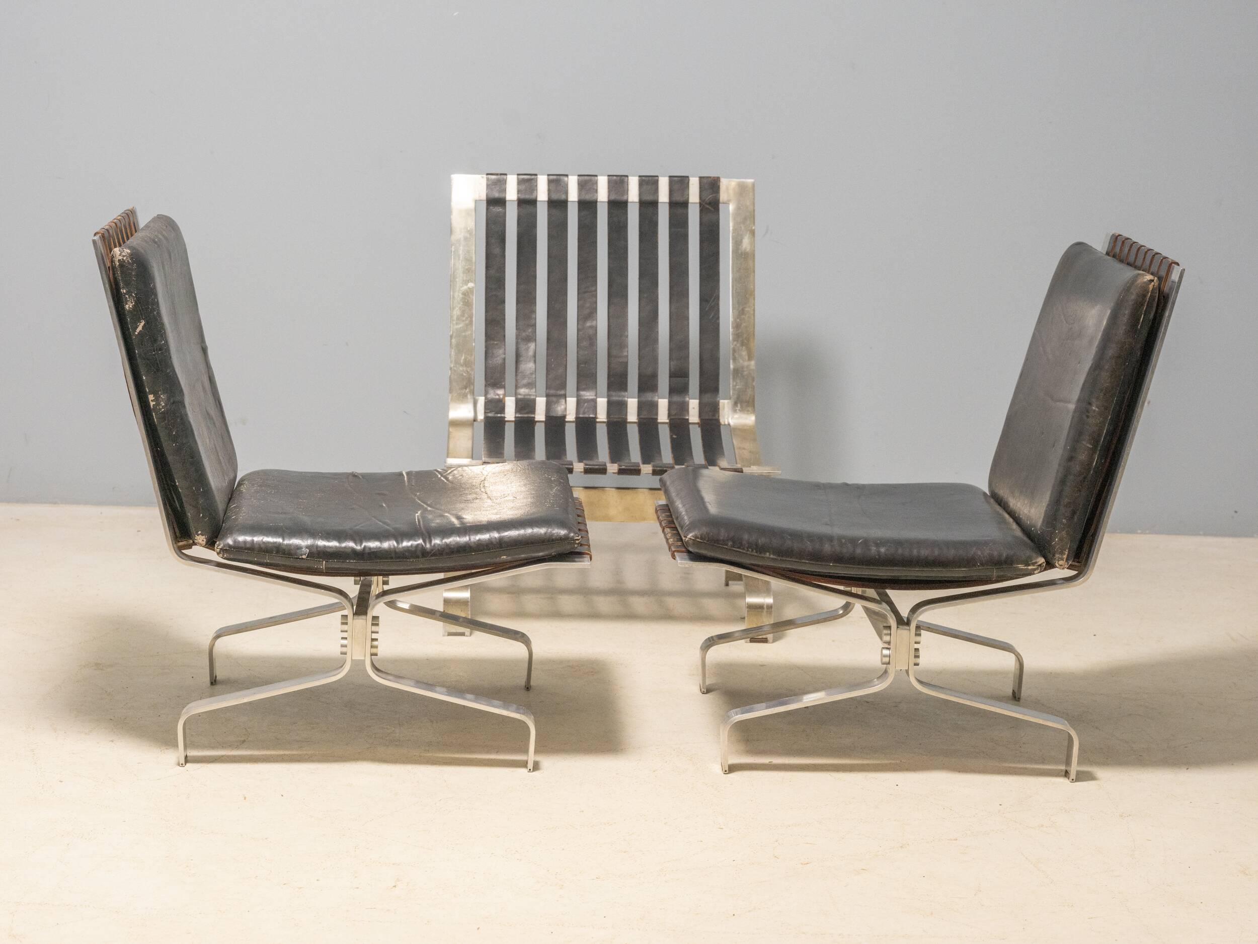 Set of Rolling Chairs, Zbyněk Hřivnáč, 1963, Czechoslovakia