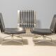 Set of Rolling Chairs, Zbyněk Hřivnáč, 1963, Czechoslovakia