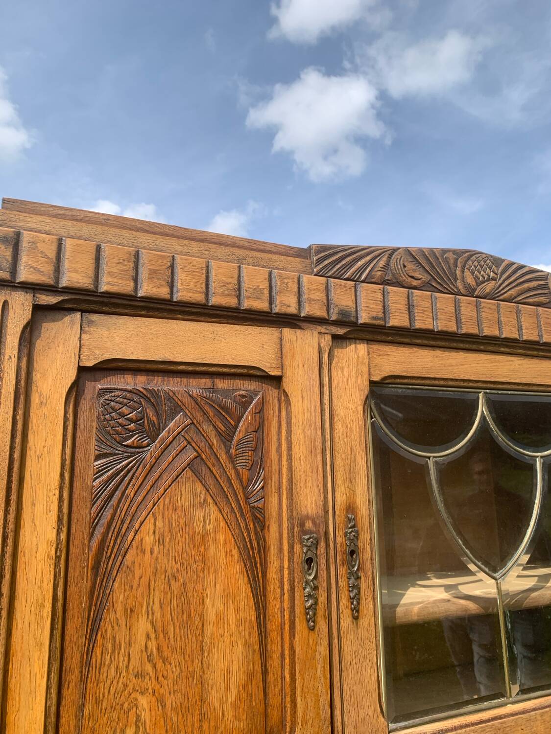 Art Deco Oak Sideboard