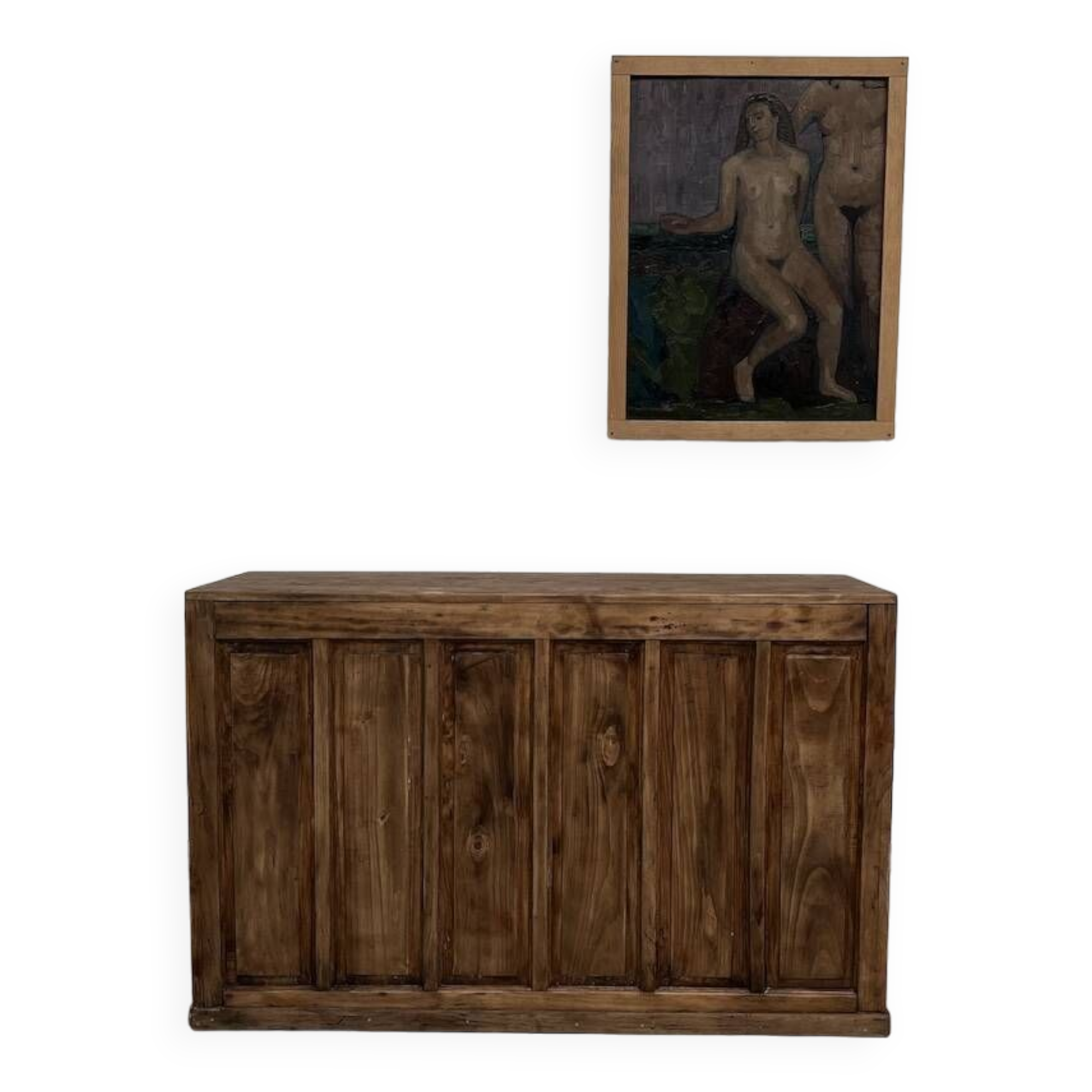 Old trade counter with drawers