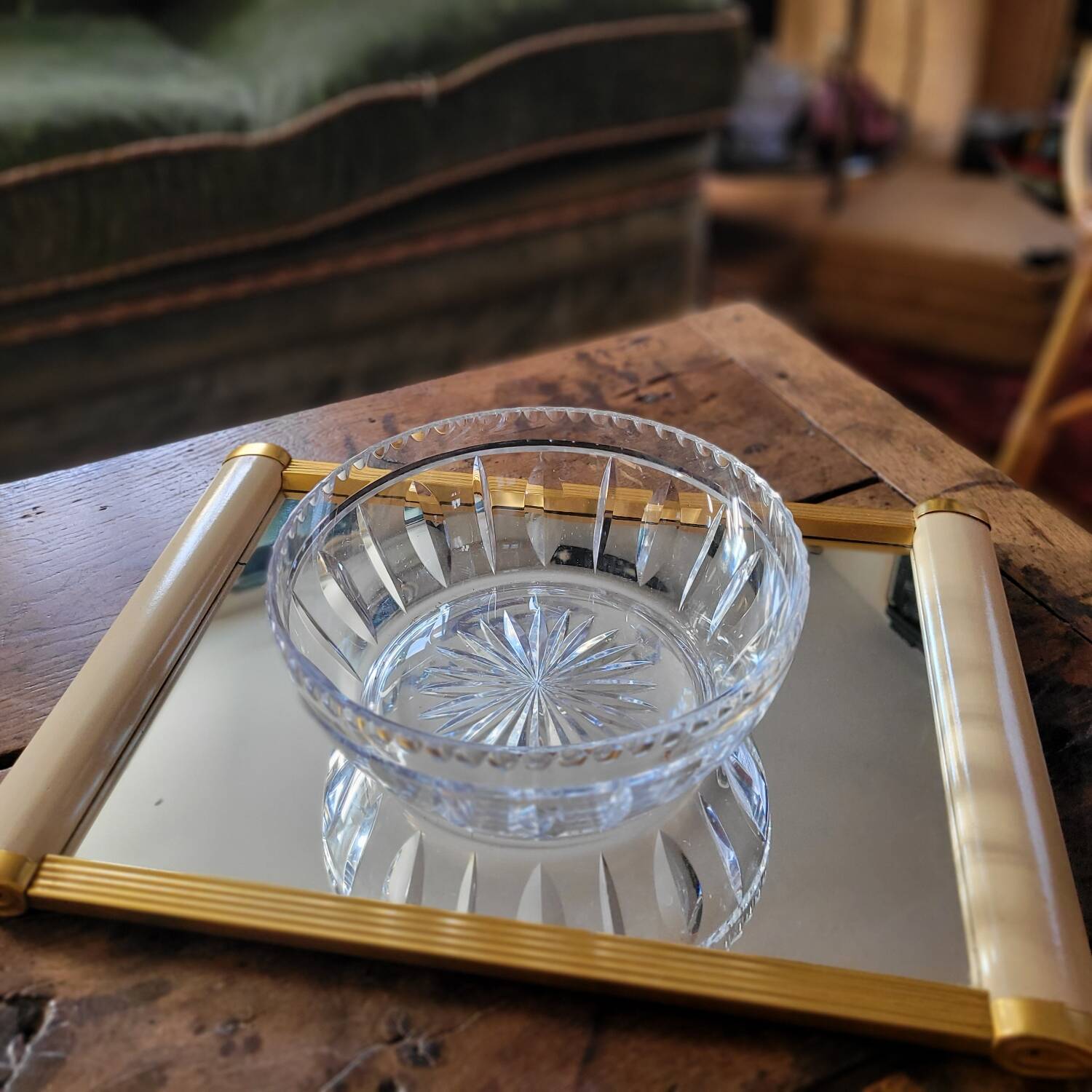 Cut crystal bowl – 1970s