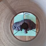 Lampe pied en bois