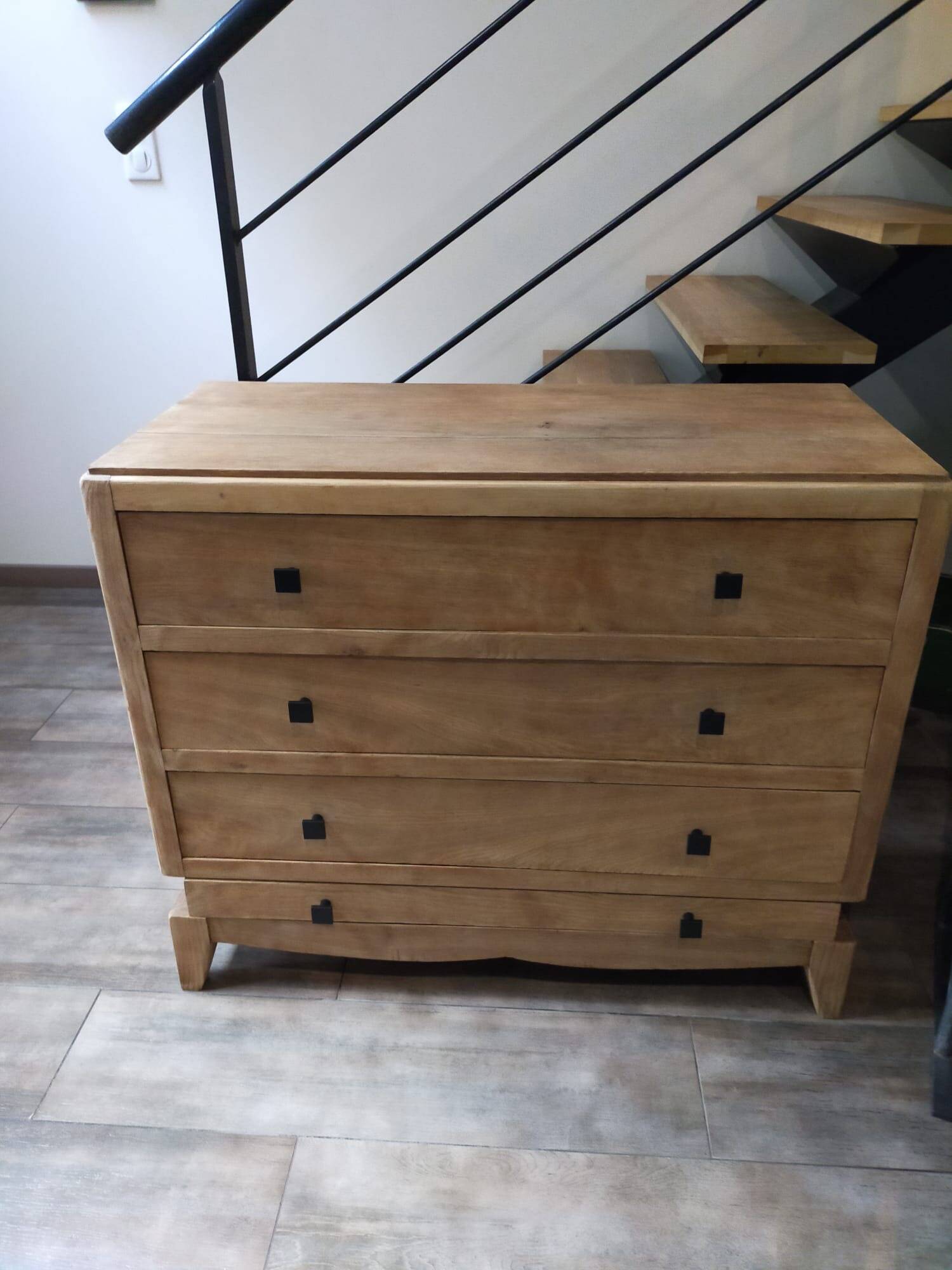 Commode chêne massif rénovée