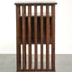 Large antique English oak book carousel from the 19th century