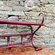 Antique curved wooden wall coat rack