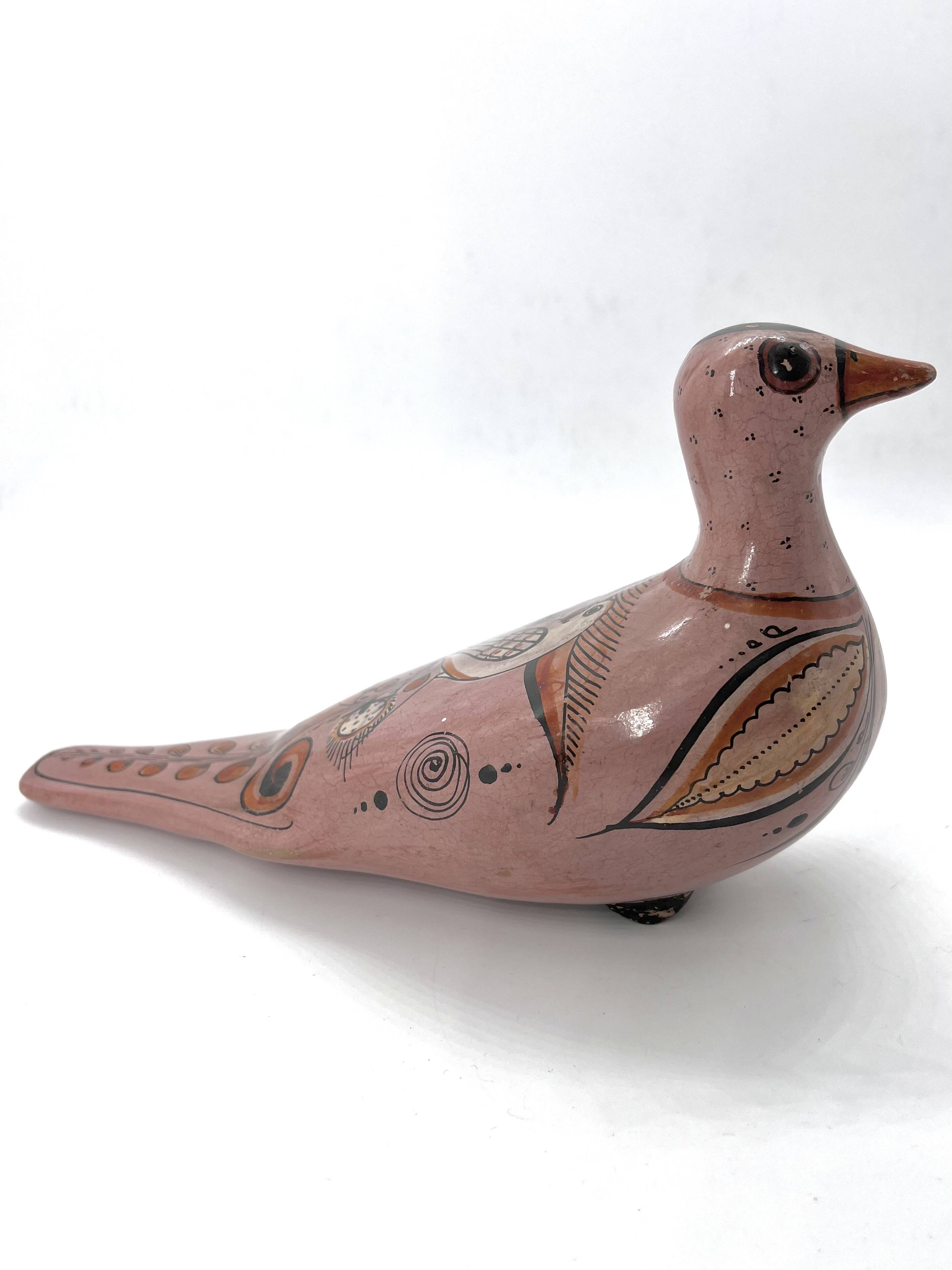Bird Mexico vintage Mexican ceramic