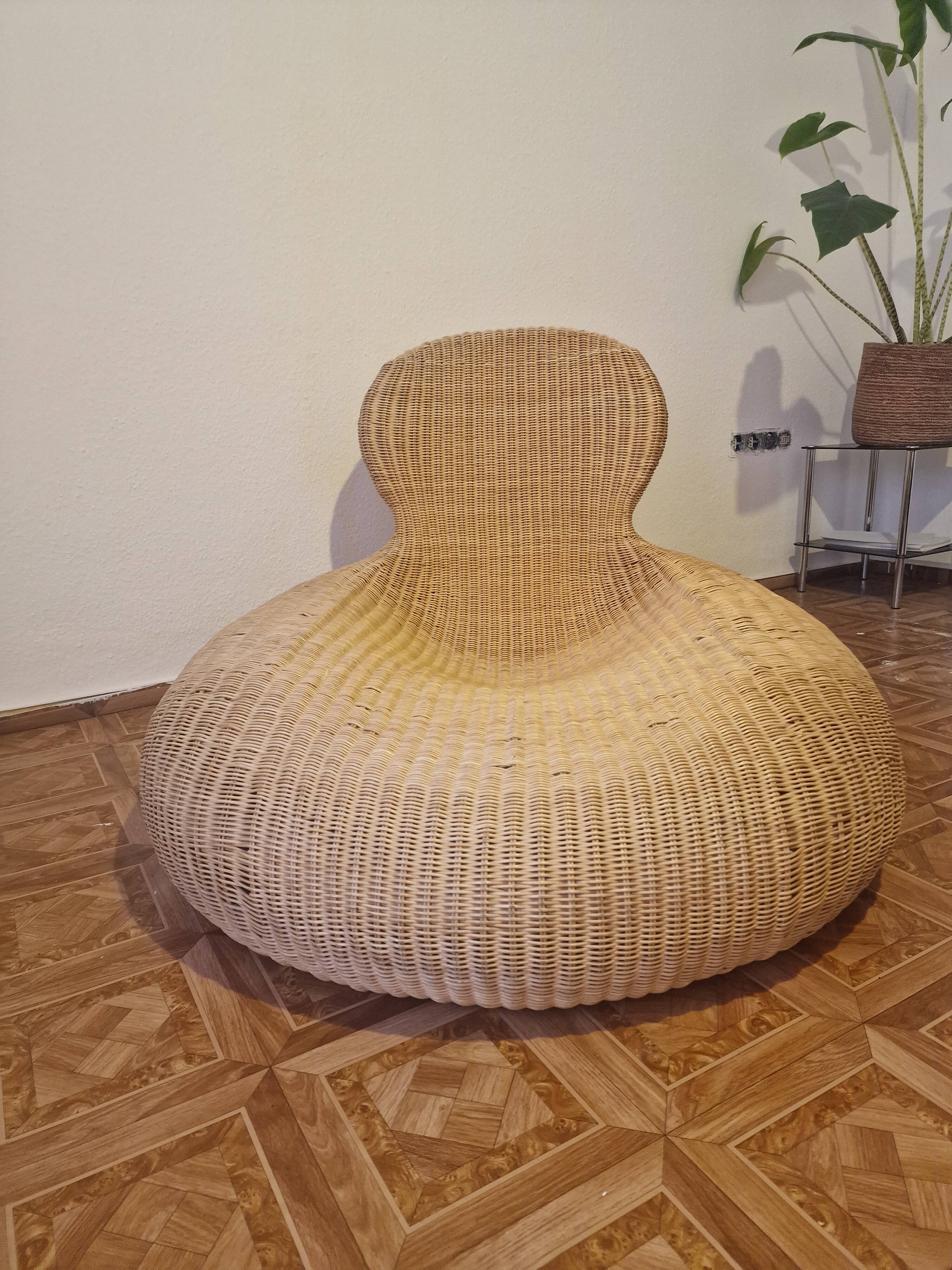 IKEA “Storvik” Rattan Lounge Chair – Carl Öjerstam, 2001 – Scandinavian Design