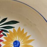 Assiettes creuses vintage fleuries "Phénix"