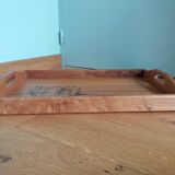 Scandinavian style wooden tray