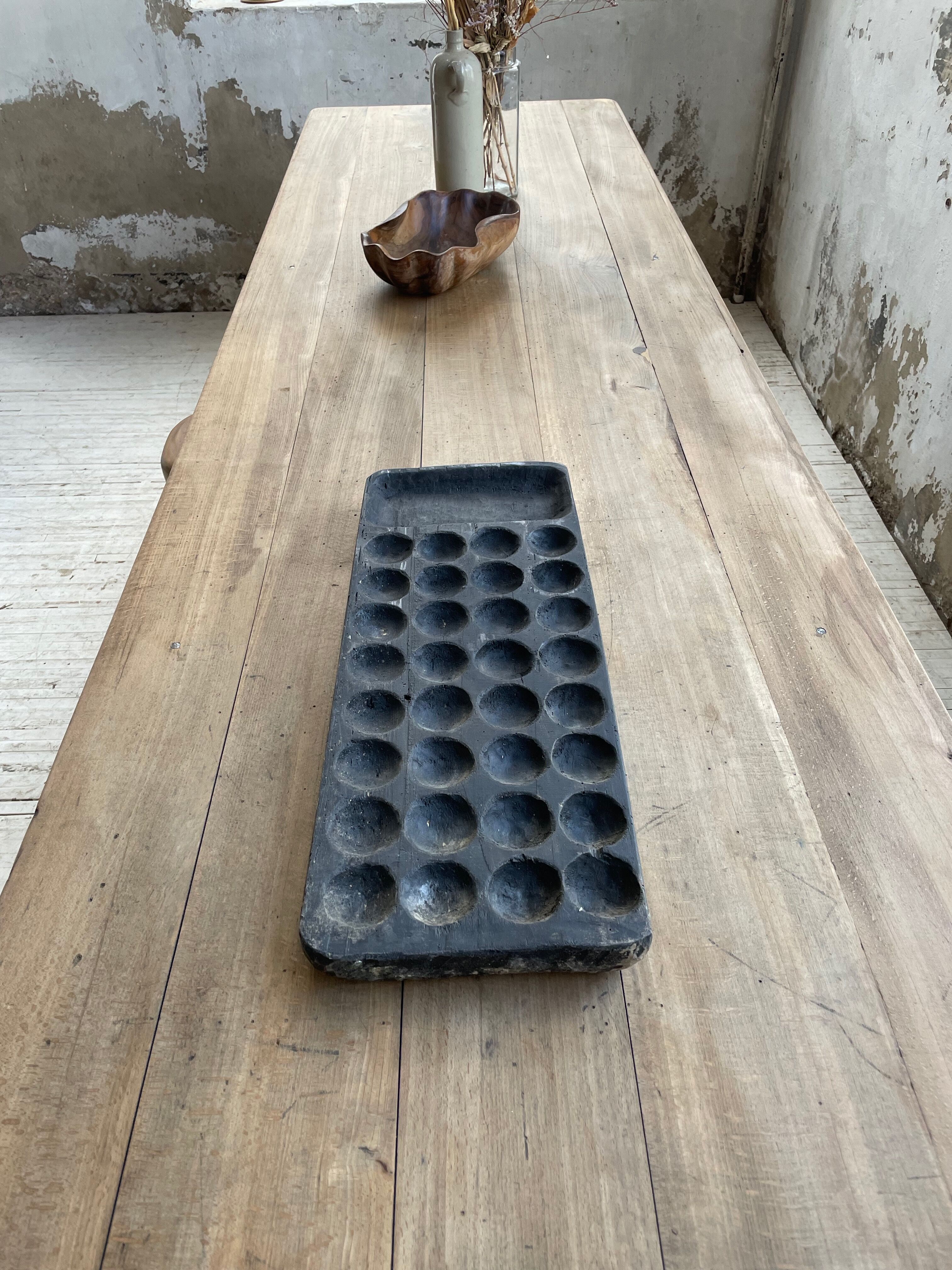 XL farmhouse table in beech and pine 3m