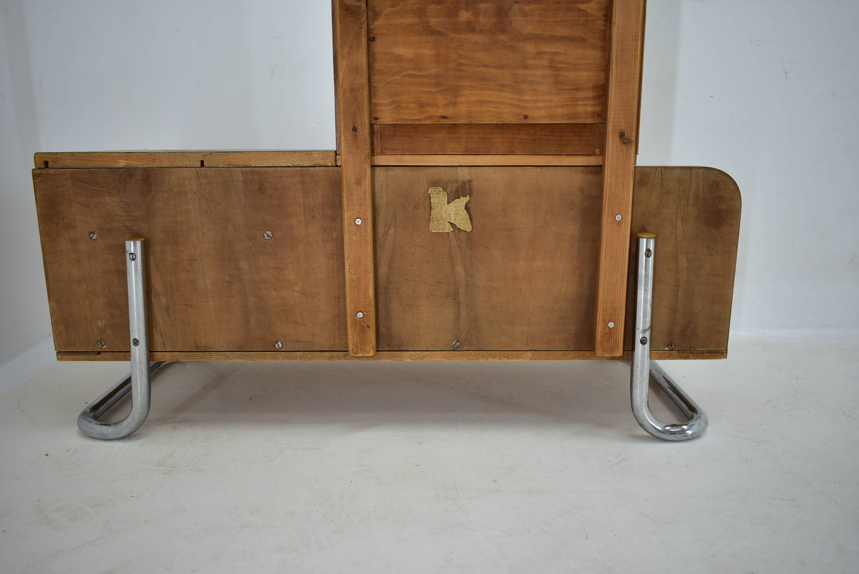 Chrome Bauhaus dressing table, 1930s