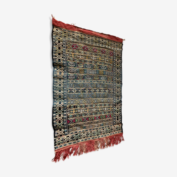 Tapis Kilim ancien multicolore 120x80 cm