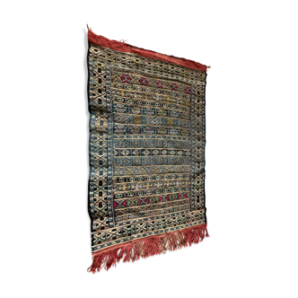 Multi-coloured old Kilim carpet 120x80 cm