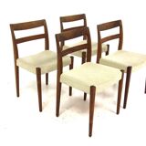 Set de 4 chaises en palissandre "Garmi", Troeds, Suède, 1960