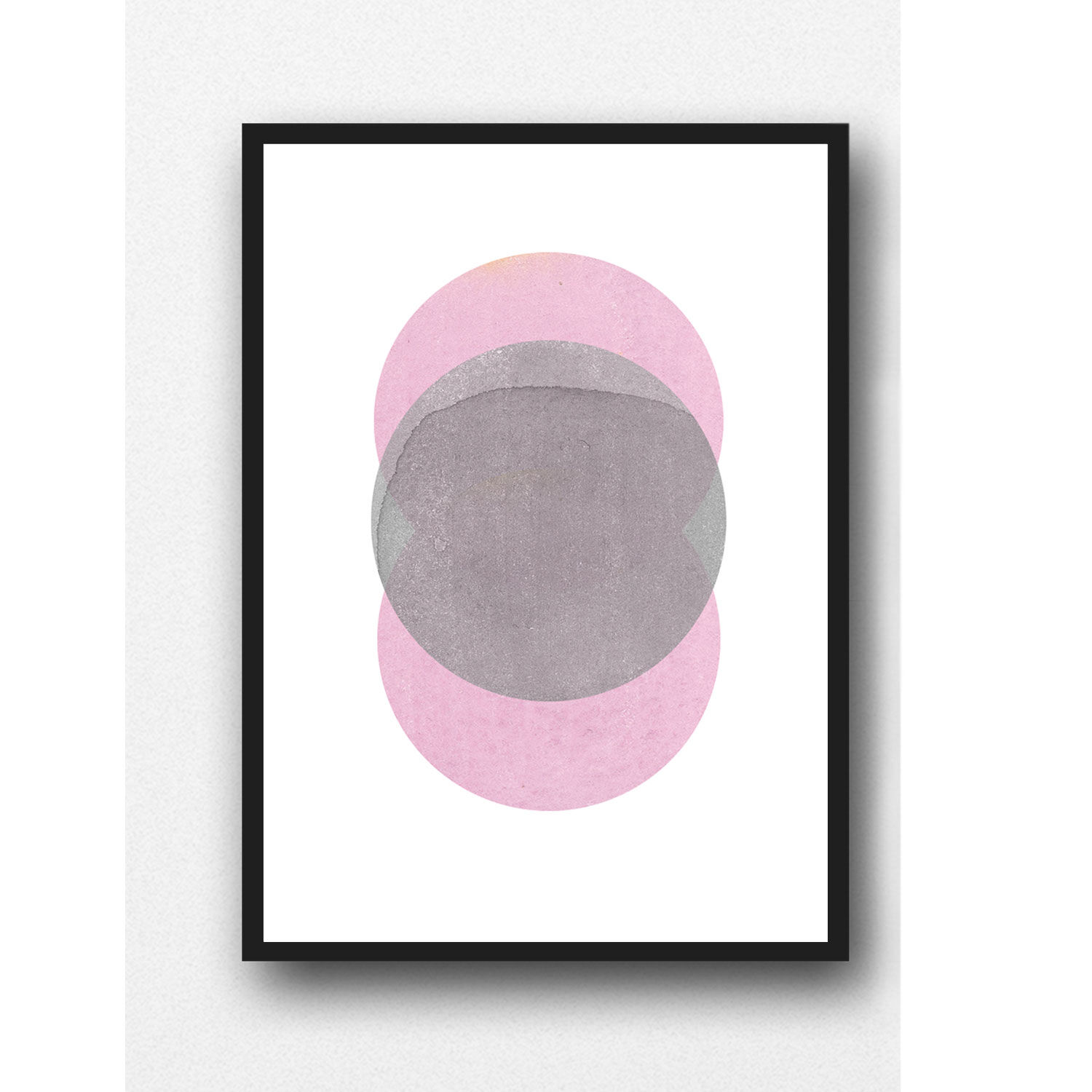 Pink Gray Circles