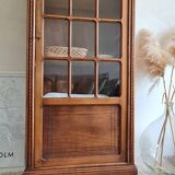 Antique Parisian glass cabinet - bonnet-maker type