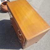 Commode vintage pied compas