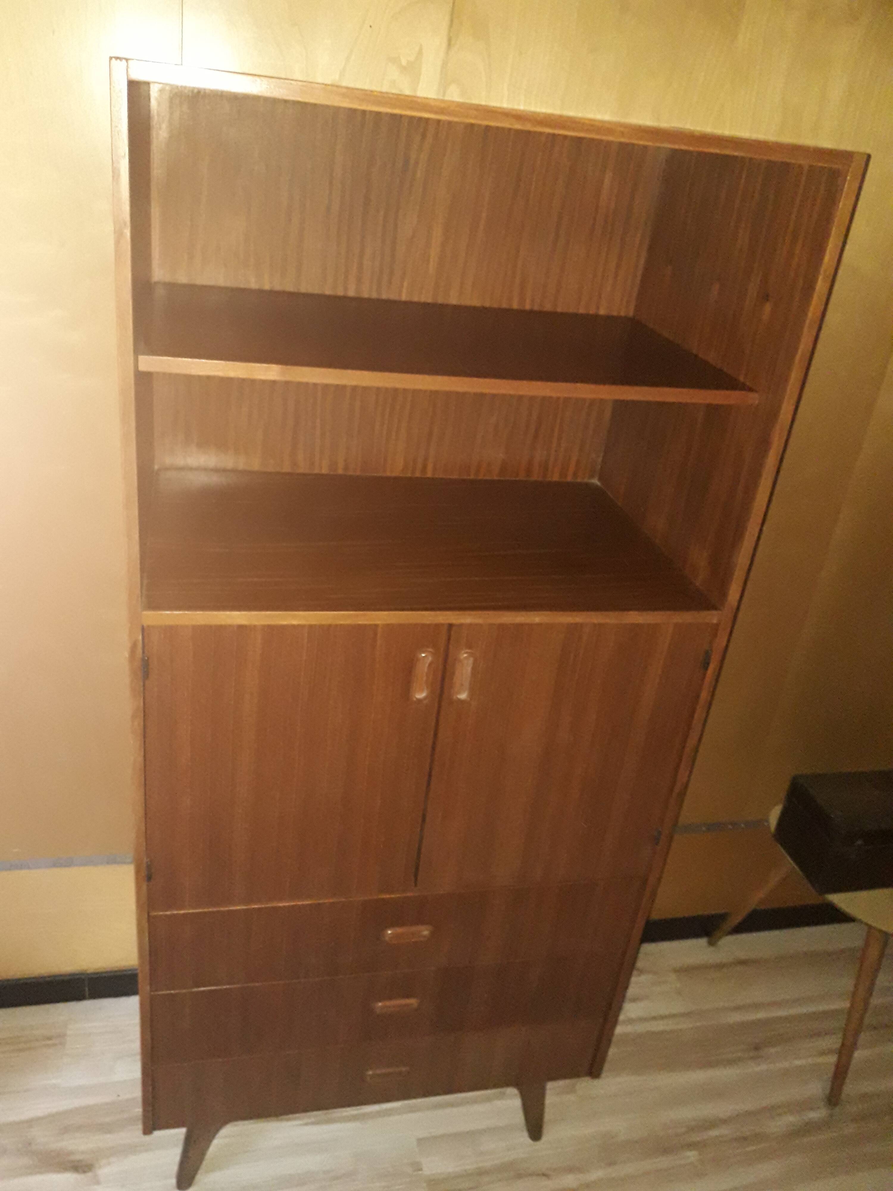 Vintage writing desk feet compass