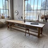 XXL solid oak farmhouse table 3.5m