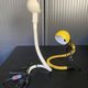 Lampe blanche Hebi d’ Isao Hosoe pour Valenti blanc crème vintage 1970