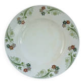 Old round plate U&C Sarreguemines