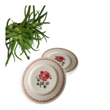 Lot n°2 de 6 assiettes à dessert Germaine de Badonviller