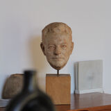 Bust of terracotta artist Nereo Quagliato 1970