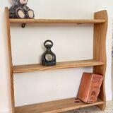 Shelf 3 vintage raw wood shelves